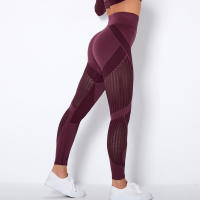 NCLAGEN Leggings De Yoga Para Mujer Cintura Alta Sin Costuras Transpirables Malla Deportivas Para Gimnasio Running Y Yoga - details 31