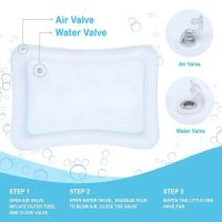 Alfombra De Juego Para Bebés Con Agua Inflable Cojín De PVC Para Tiempo En El Estómago De Bebé Alfombrilla De Agua Para Niños Juguetes Educativos De Desarrollo Actividad Tamaño 50cm * 66cm - details 5