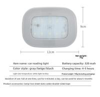 Luz De Techo Para Coche 10 LED Luz De Lectura Nocturna Con Carga USB Lámpara Magnética De Maletero Luz Decorativa De Interior LED Para Coche - details 2