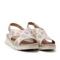 Sandalias planas de Mujer CALZAZUL 700 CREMA SANDALIA CRUZADA CREMA 35468 25V - details 0