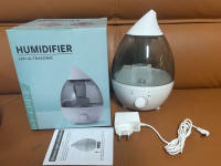 Humidificador ultrasónico de aire silencioso con boquilla puntiaguda de 1,3 l y gran capacidad con niebla y gotas de agua - details 9