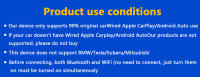 Adaptador Inalámbrico 2en1 XUDA Para Coche Carplay Android Auto USB/USB-C Compatible Con Coches OEM Wired Carplay Android Auto - details 0