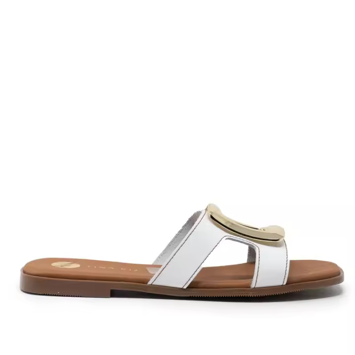 Sandalias planas de Mujer TINA KIZ 5565 BLANCO PALA BLANCO 35144 25V - 1