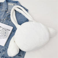 Bolso De Peluche Kawaii Sanrio Grande Bolsa De Hombro Con Dibujos De Kuromi Cinnamoroll My Melody Para Niñas Bolsa De Maquillaje Regalo - details 4