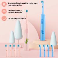Cepillo De Dientes Eléctrico Inteligente Para Niños Con 4 Cabezas De Limpieza Rotativa Suave 3 Modos De Limpieza Tiempo De Cepillado - details 5