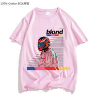 Camiseta De Algodón 100% Para Hombre Frank O-ocean Blond R&B Estilo Casual Manga Corta Sensación De Diseño Manga/Comic O-neck - details 11