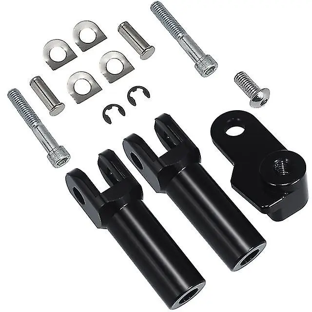For Harley Softail Slim Fls Flss 12-2017 Cross Bones Flstsb 2008-2011 Motorcycle Passenger Foot Pegs Support Mount Clevis Kit - 1