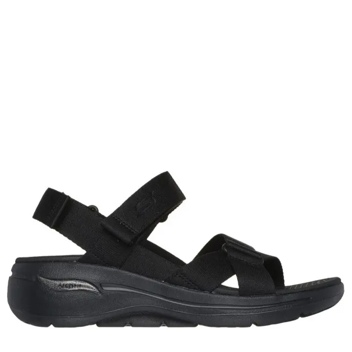 Sandalia de Mujer Skechers GO WALK ARCH FIT SANDAL Tejido Negro Ajustable - 1