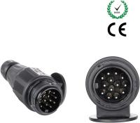 Conector de enchufe de remolque de 13 Pines a prueba de Agua de 12 V, para camión, RV, Automóvil, Barco, Caravan - details 1