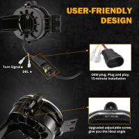 Lámpara De Neblina LED Para Coche 1 Par Señal De Giro Luz De Conducción Para Dodge Ram 1500 2002-2008 Dodge Ram 2500/3500 2003-2009 - details 3