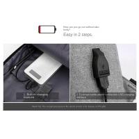 Mochila De Negocios Para Laptop Grande Capacidad Multifuncional Con USB Impermeable Para Hombres Bolsa De Hombro Casual Con Funda Trasera - details 6