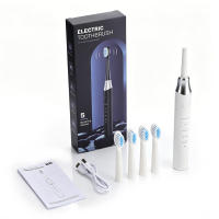 Cepillo De Dientes Eléctrico Con 6 Modos Y 4 Cabezas De Repuesto Ultrasonido Limpieza Oral Recargable USB Impermeable Para Adultos - details 24