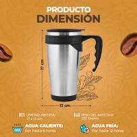 Taza Térmica METALTEX para Llevar Café de Viaje 500ml - details 6