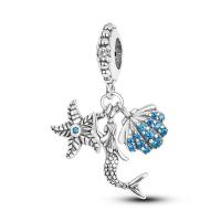 Encantos De Tortuga Marina Caracol Sirena En Plata De Ley 925 Para Pulseras Originales Accesorio De Joyería Regalo - details 10