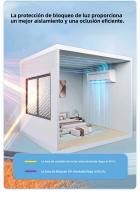 Cortinas Térmicas De Invierno a Prueba De Viento Y Aisladas Ventanas Aisladas Y Antigolpes Pantalla De Ventanas Tapabocas Y Silenciadoras - details 5
