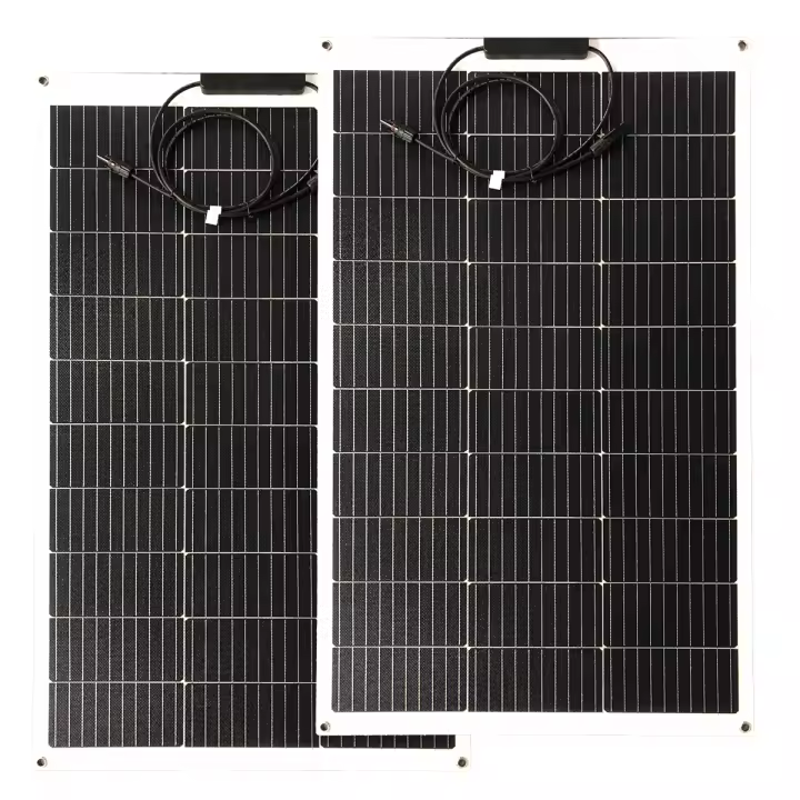 Pack 2 Paneles Solares Flexibles Monocristalinos PERC de 100W 12V Eastech Solar - 1