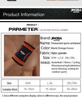 JINGBA Soporte De Muñeca De Nylon Para Deportes Fitness Y Tenis Badminton 1 Pieza Equipo Deportivo De Protección Para Hombres - details 8