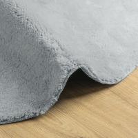 Alfombra de área vidaXL Gris 120x170 cm Poliéster Antideslizante - details 5