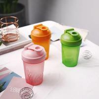 Botella De Deporte 400ML Mezclador De Polvo De Proteína De Avena Plástico Portátil Para Gimnasio Y Exterior Reutilizable - details 2