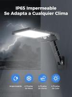 Foco LED solar para pared de Jardín con sensor de movimiento, 3 Modos ajustables IP65 potente Farola impermeable - details 1