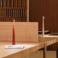 Lámpara De Mesa LED Con Sensor De Toque Luz Nocturna Recargable Sin Cable Para Decoración De Habitación Restaurante Hotel Bar - details 16