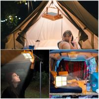 Lámpara De Camping Recargable Solar 528LED 25000mah Gran Capacidad Luz Emergente LED Portátil Para Colgar En La Tienda De Campaña Luz De Jardín Fiesta Interior - details 3