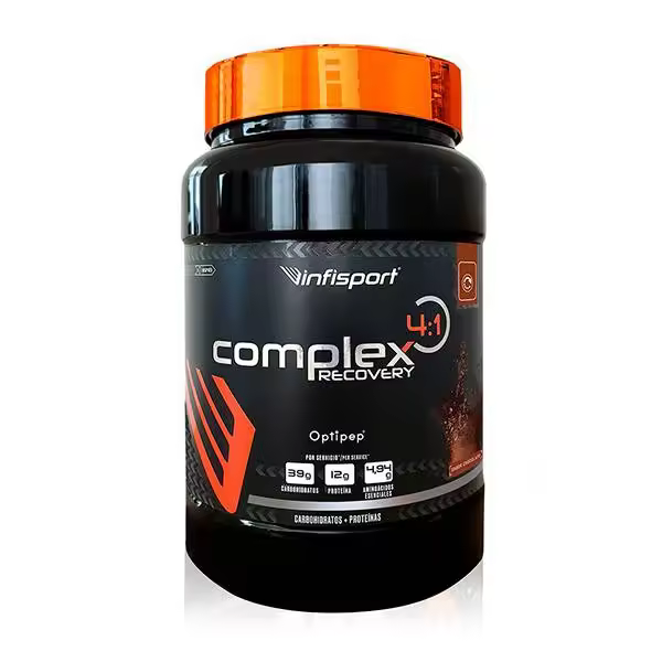 InfiSport - Complex 4:1 Recovery 1,2 kg - Carbohidratos y Proteínas - Sabor: chocolate - 1