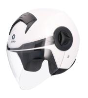 SHIRO HELMETS Casco Jet Modelo Atenas Monocolor Blanco Perla Totalmente Homologado - details 0