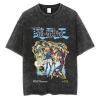 Camiseta De Algodón Japonés Vintage De Verano Con Impresión De Anime Yu Gi Ou Harajuku Estilo Callejero Hip Hop Para Hombres - details 4