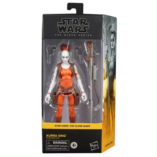 FIGURA STAR WARS THE CLONE WARS AURRA SING  SERIE BLACK - 1