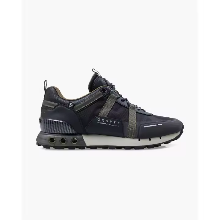 Cruyff Zapatillas Deportivas Hombre Modelo Fearia Inter Lace // Montserrat CMF243150-954 Black/Olive. - 1