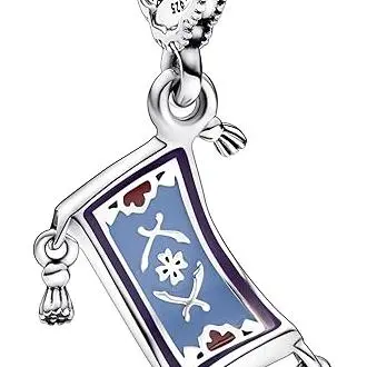 PANDORA Disney Dijes de plata de ley con diseño de Aladdín，Incluye Caja Original - 1