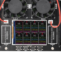Testero De Baterías Digital Con 8 Canales Y Pantalla Color De 2.4 Pulgadas Capacidad De 18650 Lithium Detector De Energía Automático DC5V 10A - details 5