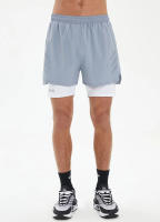 Shorts De Entrenamiento Para Hombre 2 En 1 Con Bolsillos Sudadera Secado Rápido Transpirable Para Correr Maratón Y Fitness - details 23