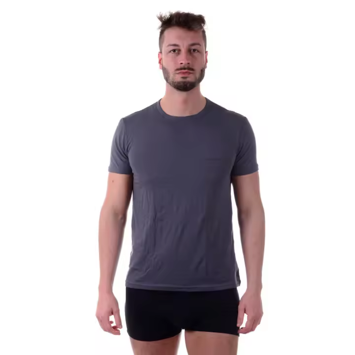 Camiseta Emporio Armani Cotton Man Dark Grey 1108537 P717 44 - 1