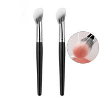 Cepillo De Maquillaje Para Rubor Pequeño Y Preciso De Pelo Sintético Mano De Madera Uso Con Polvo Blush Crema Y Líquido Herramienta De Maquillaje En Forma De Corazón Y Durazno - details 4