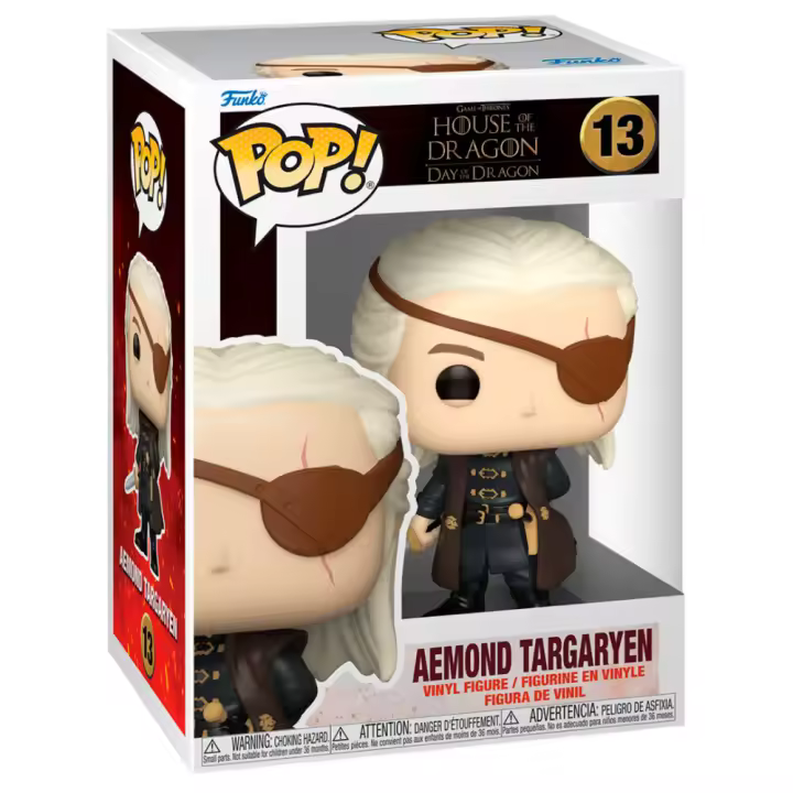 Figura Pop House Of The Dragon Aemond Targaryen-Figura de Vinilo Coleccionable - Idea de Regalo- Mercancia Oficial - Juguetes para Niños y Adultos - Movies Fans - Muñeco para Coleccionistas y Exposición - 1