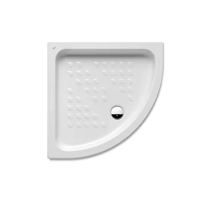 ROCA A3740HM000 ITALIA Plato Ducha Angular 80x80 Porcelana Blanco - 1