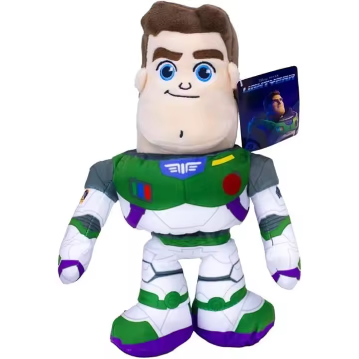 SEGA - Disney  - Peluche Buzz Lightyear  - 30 cm -  Juguete Coleccionable pelicula Lightyear - Juguete Divertido - Regalo Original - Apto para todas las edades - 1