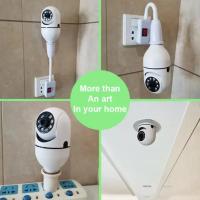 Cámara PTZ 1080P Tuya Con Visión Nocturna Y Audio Bidireccional Luz E27 WiFi Seguridad Doméstica Cámara De Vigilancia CCTV Inalámbrica - details 8