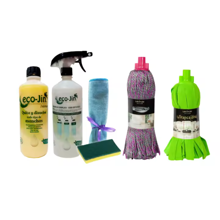 Pack de Limpieza Ecojin LABONCLER – Difusor, Fregonas y Accesorios para un Hogar Reluciente. FREGONA OPTIMUS  O TRAPEADORA. ECOJIN ORIGINAL DE LABONCLER . - 1
