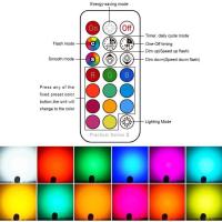 Bombillas LED Gu10 de color equivalente a 6 W, 50 W, 500 LM, Blanco cálido, 2700 K, RGBW, regulables, con Handline (paquete de 10) - details 1