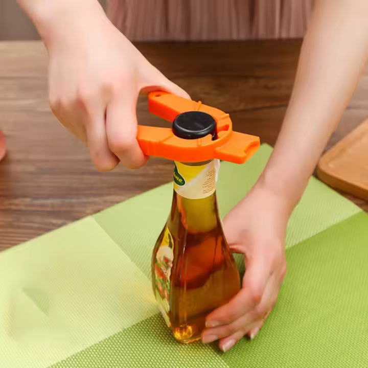 Abrebotellas Multifuncional Tríptico Para El Hogar Herramienta Pequeña Ecológica De Acero Inoxidable Tres En Uno Abrebotellas Abrecajas - 1