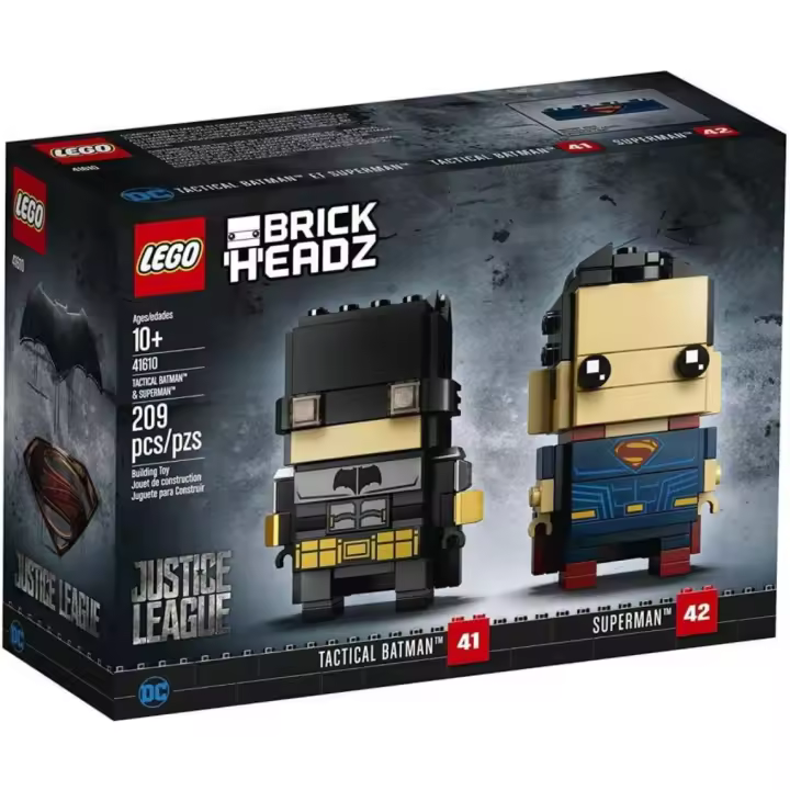 LEGO BRICKHEADZ MARVEL 41610: Tactical Batman™ & Superman™ - 1