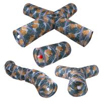 Túnel Para Gatos Juguete Divertido Plegable Interactivo Juguetes Para Conejos Juego De Entrañas Para Gatos Producto Para Mascotas - details 1
