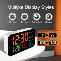 Reloj De Mesa Inteligente Con Calendario Y Termómetro Higrómetro Tuya WiFi Pantalla LED Digital Soporte Auto-Calibración WIFI - details 0