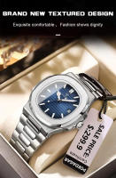Reloj De Pulsera De Lujo Cuadrado POEDAGAR Para Hombre Resistente Al Agua Luminoso Con Fecha De Acero Inoxidable Deportivo Y De Negocios Reloj Masculino De Cuarzo - details 4