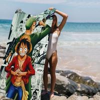 Toalla De Playa Colorida Para Niñas Roronoa Zoro One Piece Toalla De Baño Microfibra Secado Rápido Sand Free Para Yoga Spa Gimnasio Piscina - details 4