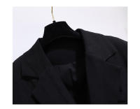 Nueva Sastrería Blazer Negra Para Mujer Oficina Primavera Otoño Traje Elegante Cintura Ajustada Doble Botón Moda Trabajo - details 8