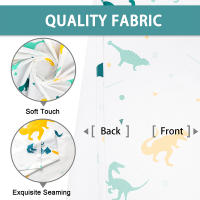 Cortinas De Dinosaurio Para Niños Y Niñas Pico De Dinosaurio Luz Nocturna Para Dormitorio De Niños Cortina Transparente Para Ventana - details 8